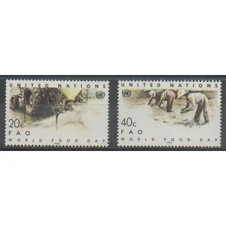 Nations Unies (ONU - New-York) - 1984 - No 410/411 Offre Limitée