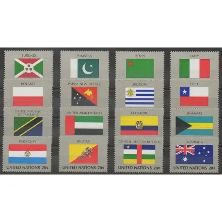 Meilleur Choix Nations Unies (ONU - New-York) - 1984 - No 416/431 - Drapeaux