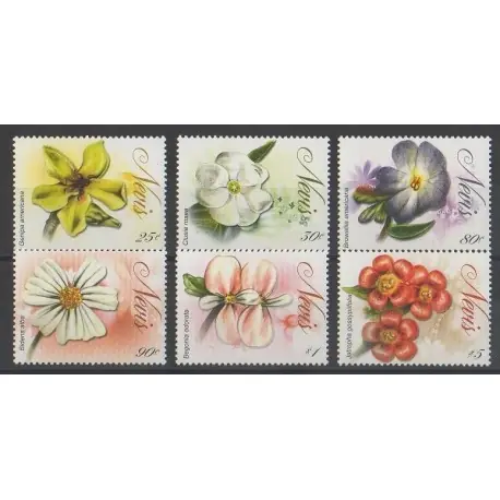 Nevis - 2009 - No 2107/2112 - Fleurs Acheter Direct