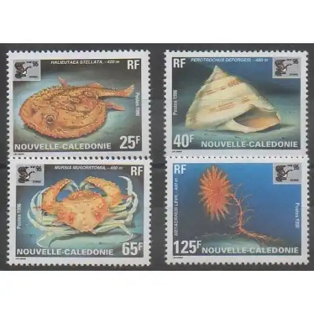 Nouvelle-Calédonie - 1996 - No 710/713 - Vie marine - Philatélie Soldes