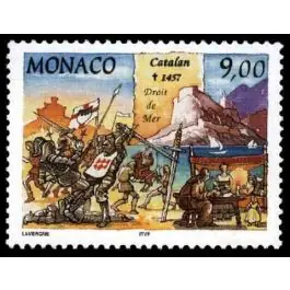 Populaire Timbre de collection Monaco - 2098