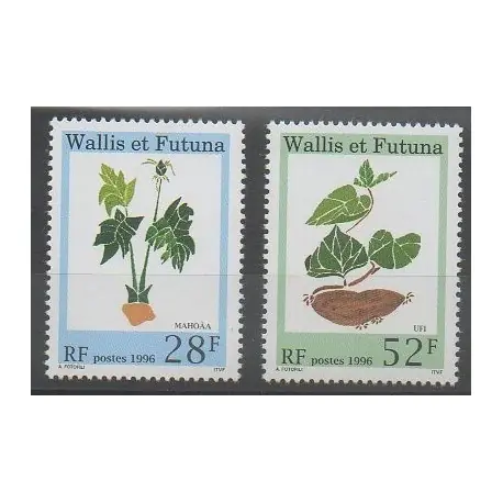 Wallis et Futuna - 1996 - No 487/488 - Fruits ou légumes Meilleure Qualité