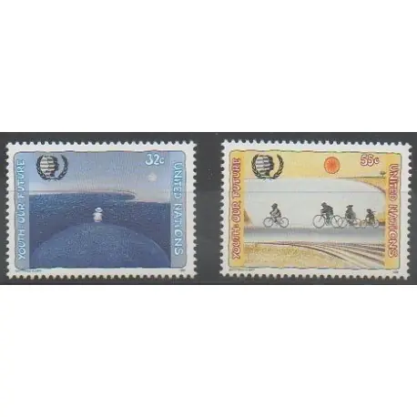 Nations Unies (ONU - New-York) - 1995 - No 673/674 Retour Gratuit