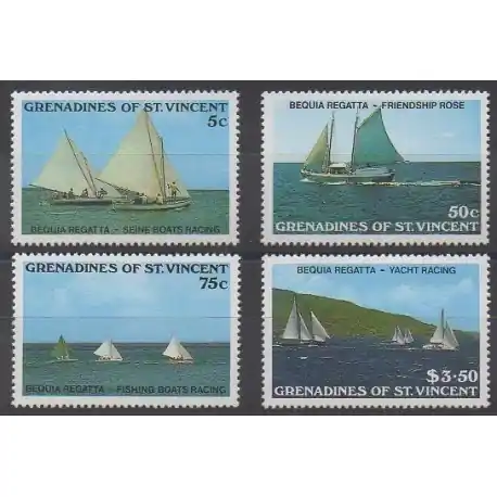Offre Spéciale Saint-Vincent (Iles Grenadines) - 1988 - No 538/541 - Navigation