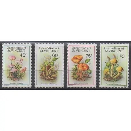 Offre Du Jour Saint-Vincent (Iles Grenadines) - 1986 - No 467/470 - Champignons