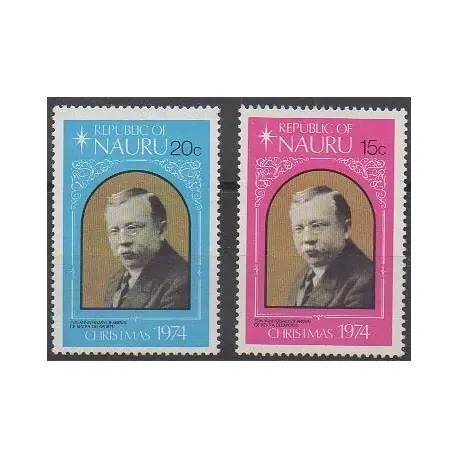 Bon Plan Nauru - 1974 - No 115/116 - Célébrités