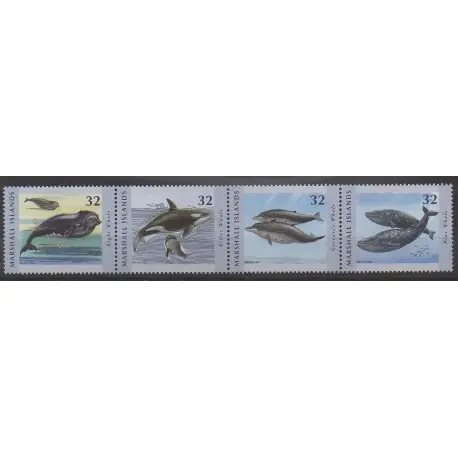Marshall - 2012 - No 2814/2817 - Mammifères - Vie marine Quantité Limitée