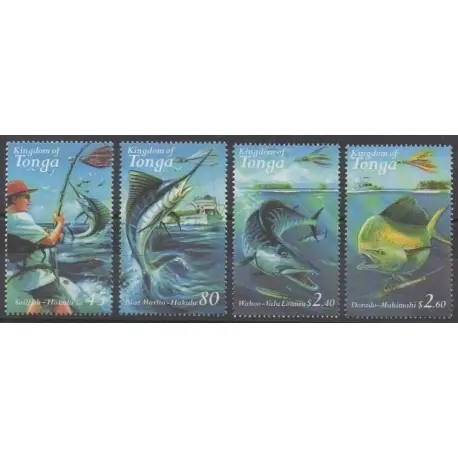 Tonga - 2001 - No 1185/1188 - Vie marine Premium
