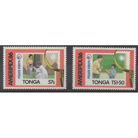 Meilleure Qualité Tonga - 1986 - No 636/637 - Philatélie