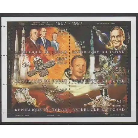 Top Vente Tchad - 1997 - No 735/740 - Espace