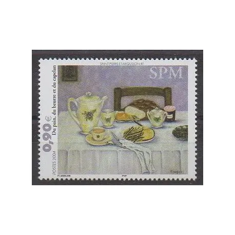 Vente Flash Saint-Pierre et Miquelon - 2004 - No 821 - Peinture