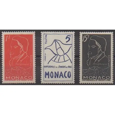 Monaco - 1954 - No 399/401 Expédié Aujourd’hui