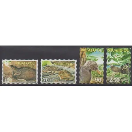 Acheter Direct Tonga - Niuafo'ou - 2002 - No 292/295 - Oiseaux