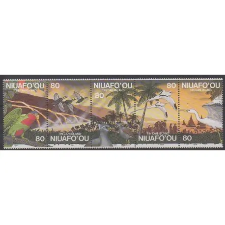 Tonga - Niuafo'ou - 1994 - No 211/215 - Oiseaux Vente Directe