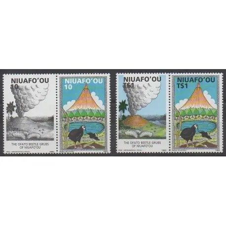 Top Qualité Tonga - Niuafo'ou - 1993 - No 198/201 - Dessins d'enfants
