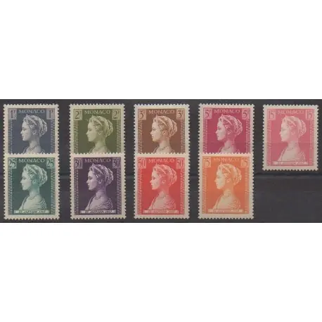 Monaco - 1957 - No 478/486 Certifié