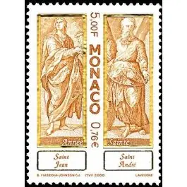 Fait Main Timbre de collection Monaco - 2233