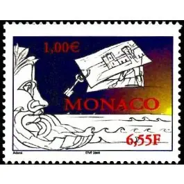 Original Timbre de collection Monaco - 2240