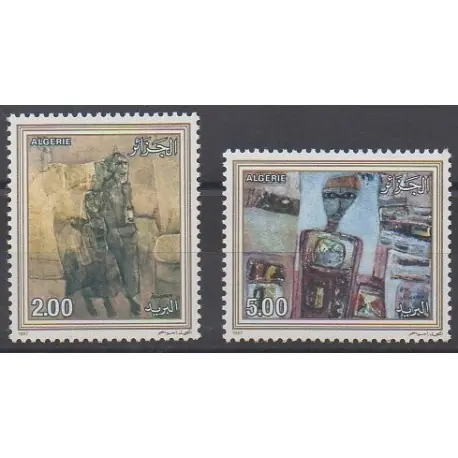 Algérie - 1987 - No 886/887 - Peinture Livraison Gratuite