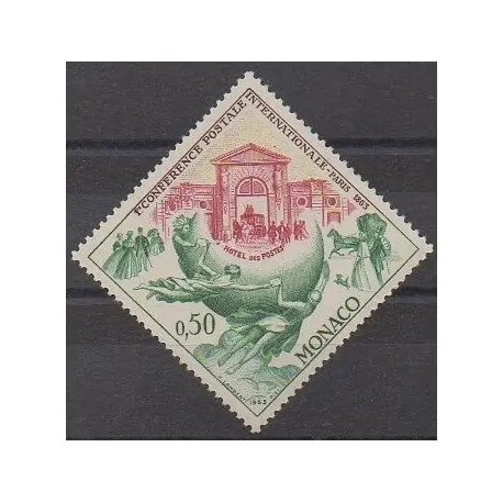 Monaco - 1963 - No 615 - Service postal Pas Cher