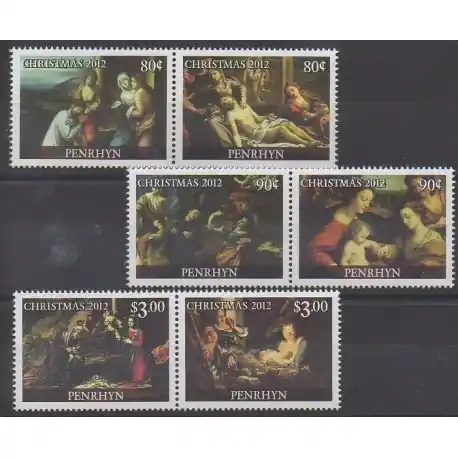 Penrhyn - 2012 - No 501/506 - Noël Premium