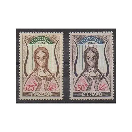 Monaco - 1963 - No 618/619 - Europa Petit Prix