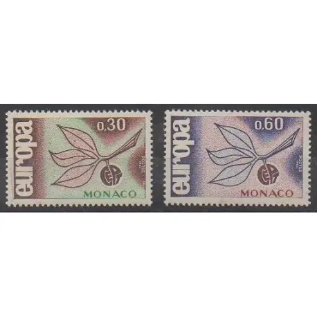 Monaco - 1965 - No 675/676 - Europa Exclusif