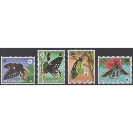 Offre Du Jour Papouasie-Nouvelle-Guinée - 1988 - No 569/572 - Insectes - WWF