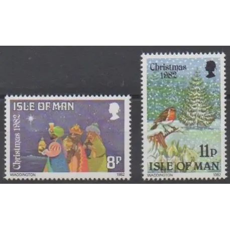 Man (Ile de) - 1982 - No 212/213 - Noël Offre Exclusive