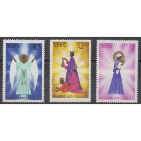Nevis - 1980 - No 48/50 - Noël Commander Vite