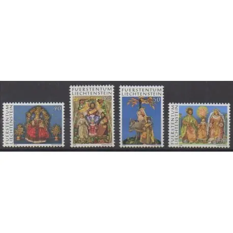 Liechtenstein - 1976 - No 603/606 - Noël Nouveauté