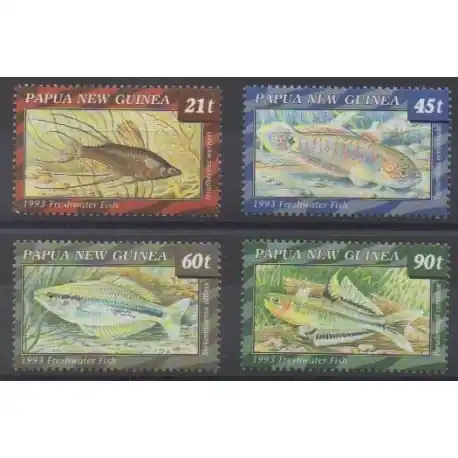Acheter Direct Papouasie-Nouvelle-Guinée - 1993 - No 686/689 - Vie marine