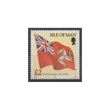 Man (Ile de) - 1994 - No 605 - Drapeaux Jusqu’à Épuisement Des Stocks