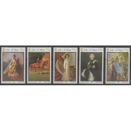 Prix Cassé Man (Ile de) - 2002 - No 993/997 - Royauté - Principauté