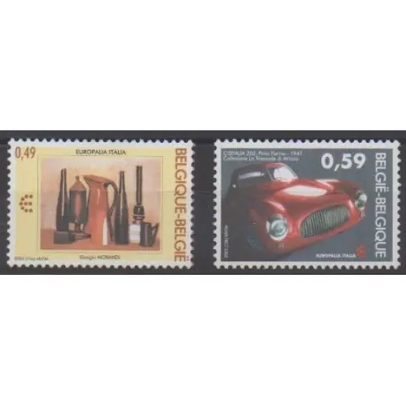 Belgique - 2003 - No 3194/3195 - Voitures Solde