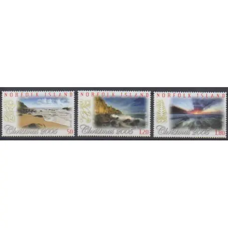 Achetez Aujourd’hui Norfolk - 2005 - No 873/875 - Noël