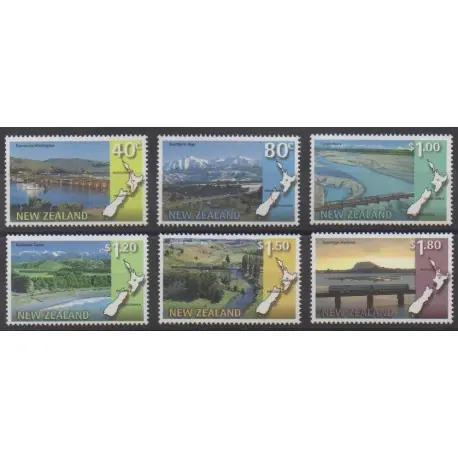 Nouvelle-Zélande - 1997 - No 1548/1553 - Chemins de fer - Tourisme Premium