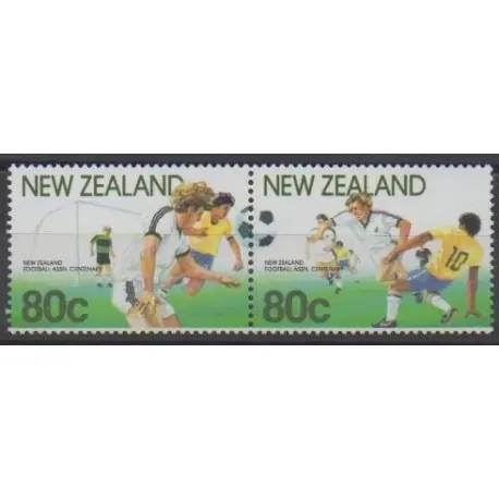 Nouvelle-Zélande - 1991 - No 1102/1103 - Football Retour Gratuit