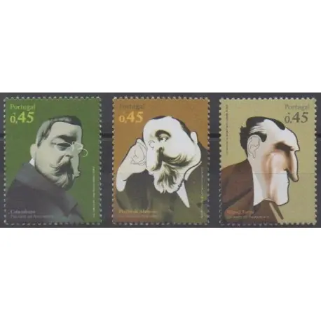 Portugal - 2007 - No 3199/3201 - Célébrités Dernier Modèle