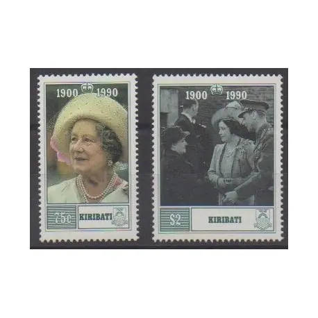 Kiribati - 1990 - No 232/233 - Royauté - Principauté Petit Prix
