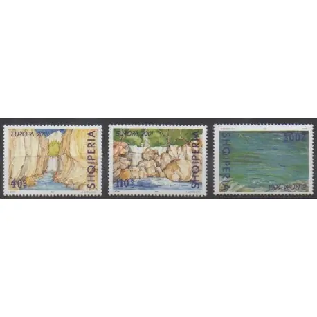 Prix Promo Albanie - 2001 - No 2538/2540 - Europa