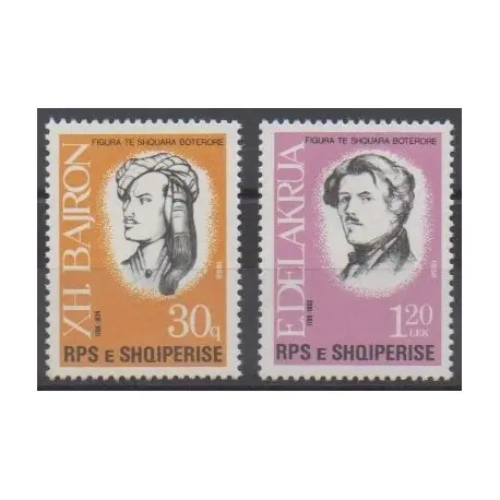 Albanie - 1988 - No 3159/3160 - Célébrités - Art Vente Directe