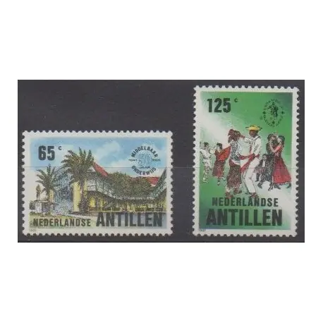 Offre Du Jour Antilles néerlandaises - 1991 - No 907/908 - Folklore