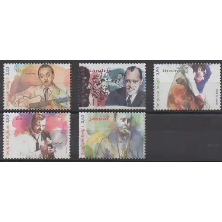 Belgique - 2004 - No 3271/3275 - Musique Pas Cher