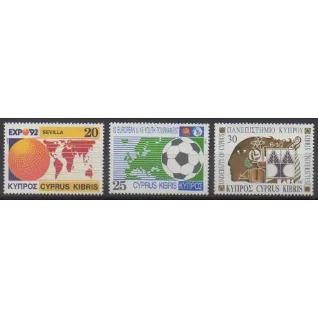 Chypre - 1992 - No 787/789 Meilleur Choix
