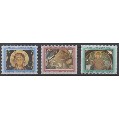 Chypre - 1994 - No 834/836 - Noël Usine Directe