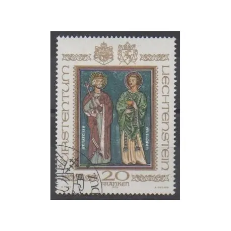 Prix Cassé Liechtenstein - 1979 - No 675 - Religion - Oblitéré