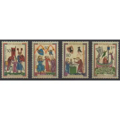 Achetez Aujourd’hui Liechtenstein - 1970 - No 478A/478D - Peinture