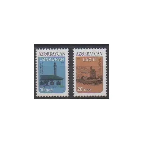 Prix Promo Azerbaïdjan - 2006 - No 550/551 - Monuments