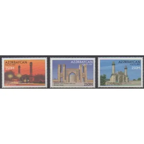 Azerbaïdjan - 1997 - No 356/358 - Religion Prix Choc